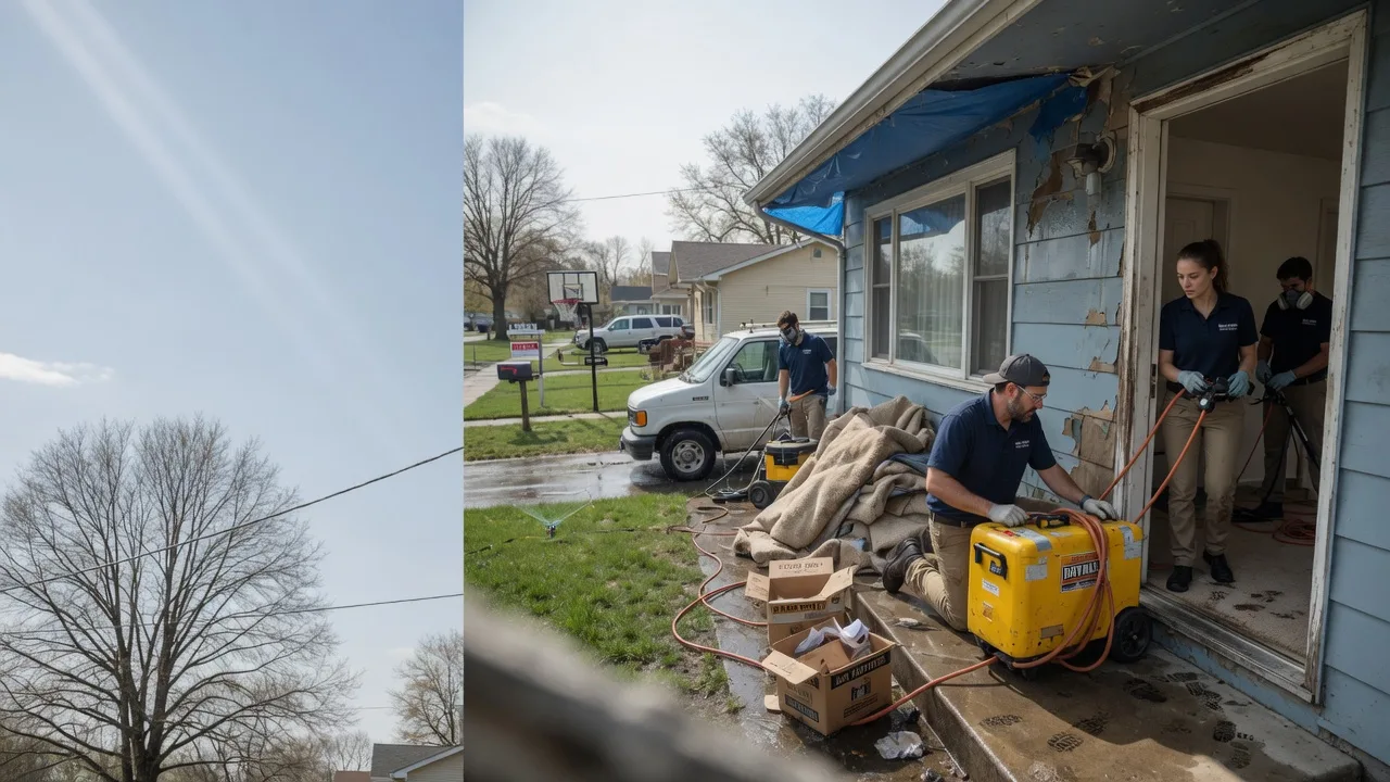 Basement Flood Cleanup in Pineville, PA near me